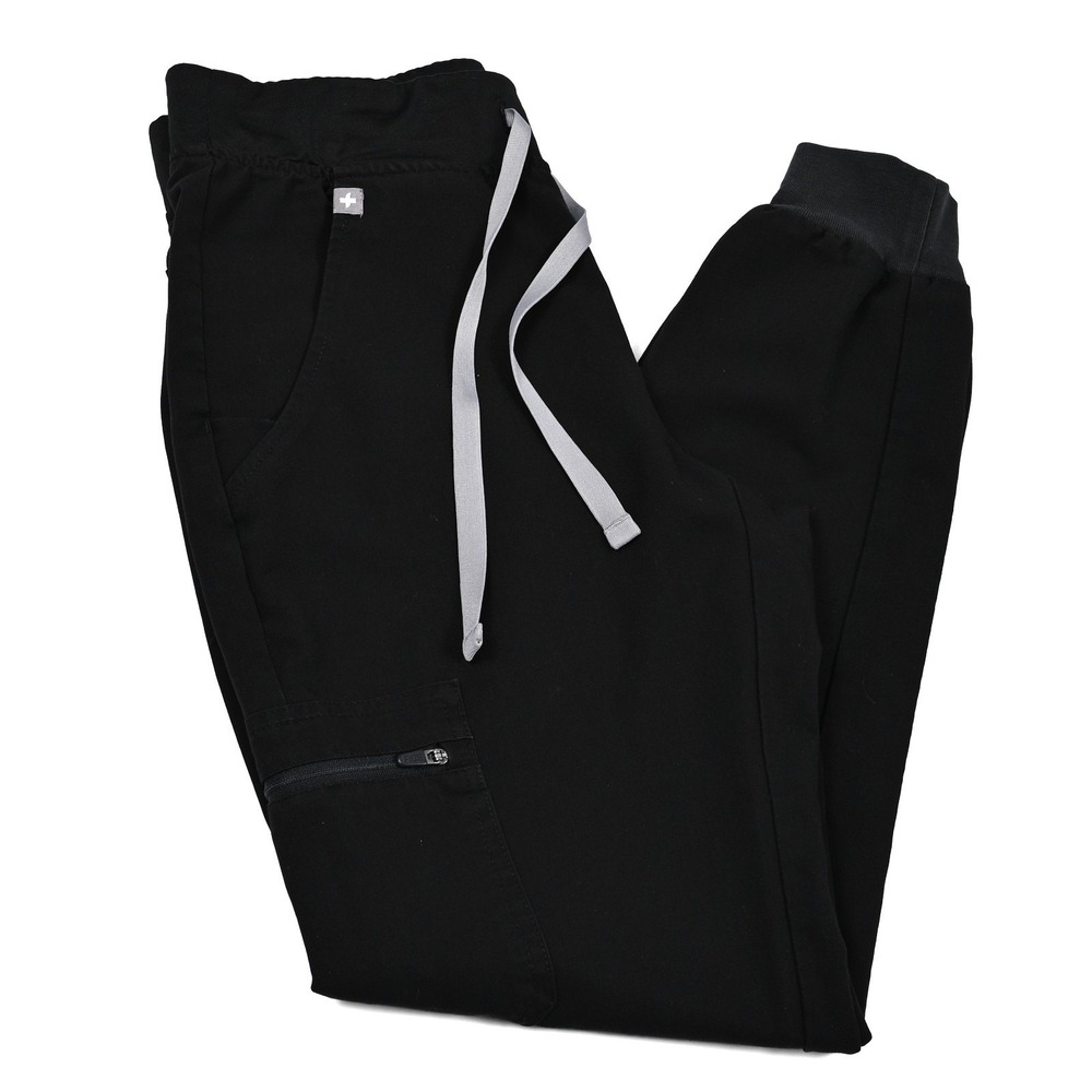 FIGS Zamora Technical Collection Scrub Jogger Pants Women's XS Black Pockets EUC